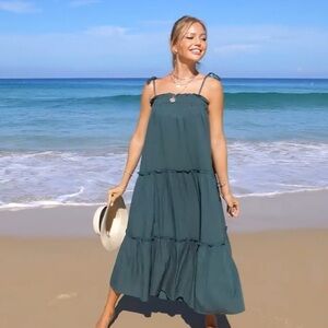 Teal Maxi Dress